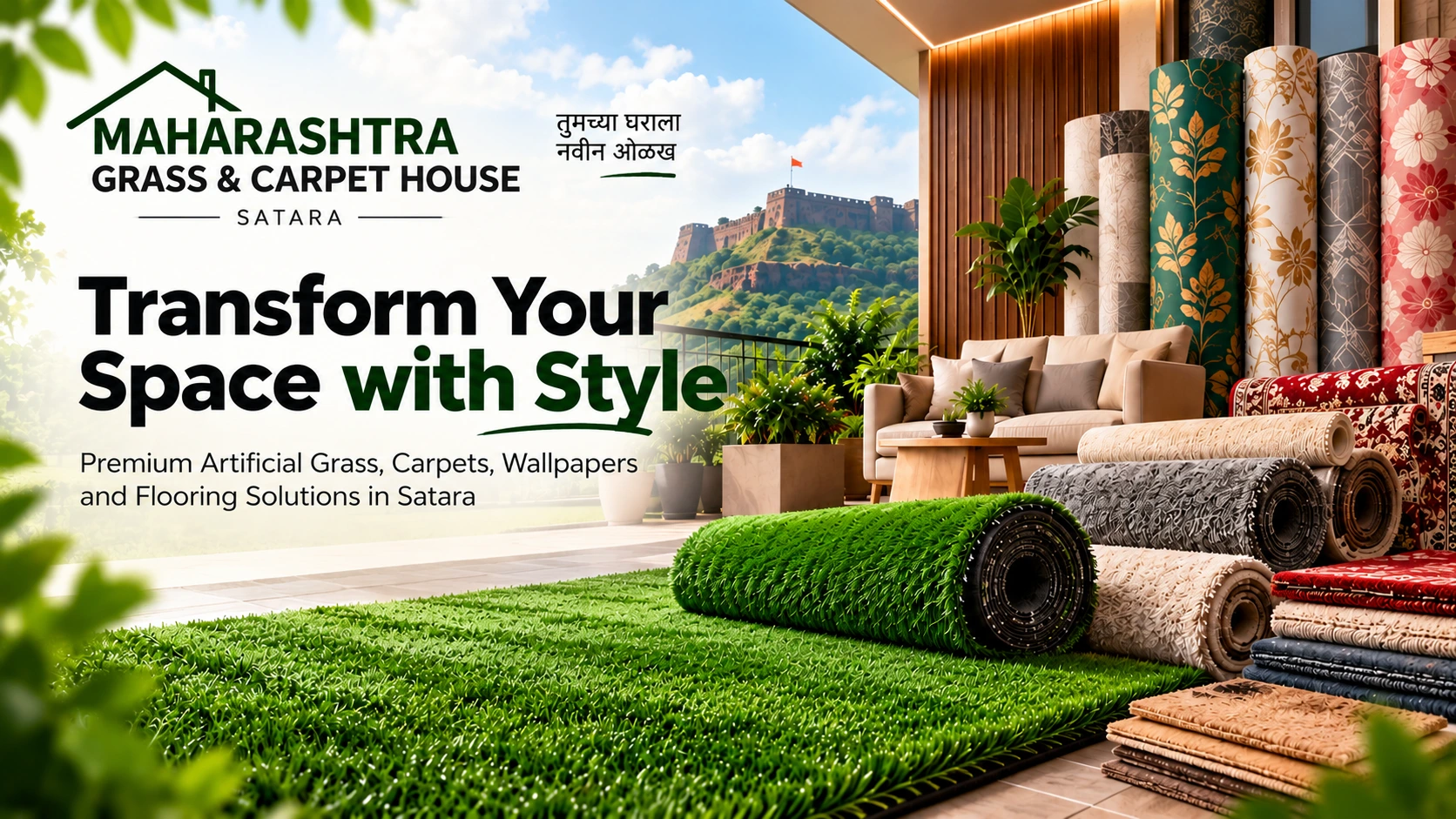 maharashtra grass & carpet showcase